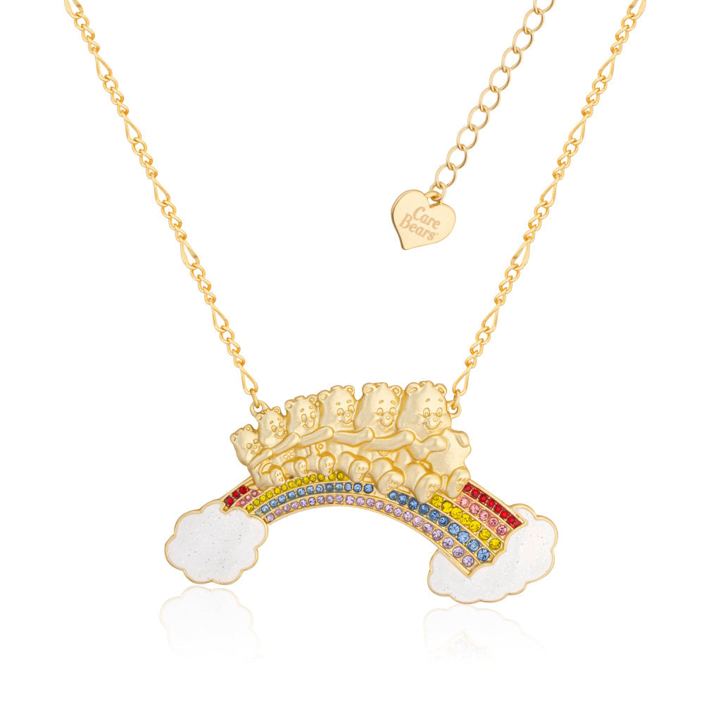 Care Bears Statement Rainbow Necklace – White Gold