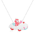 Image of Care Bears Statement Love-A-Lot Cloud Car Necklace - Pop Culture Larrikin