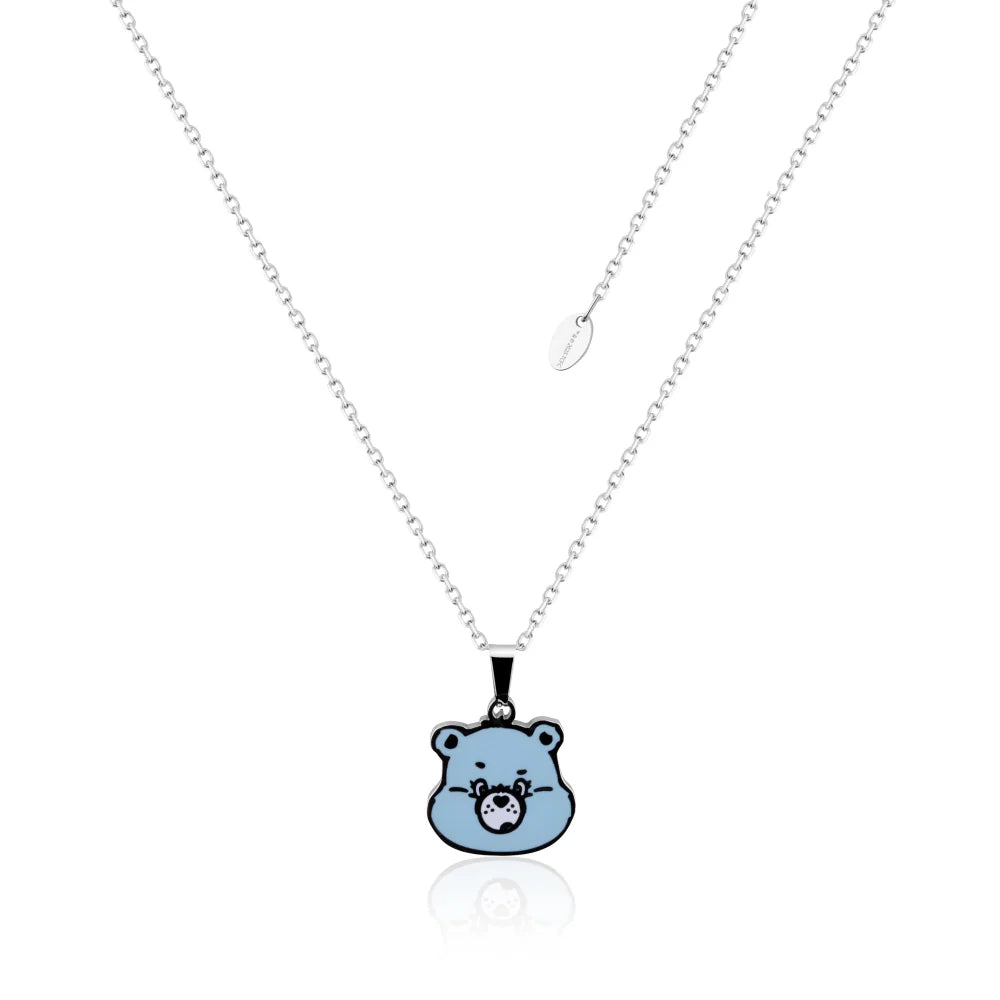 Grumpy Bear- blue NECKLACE