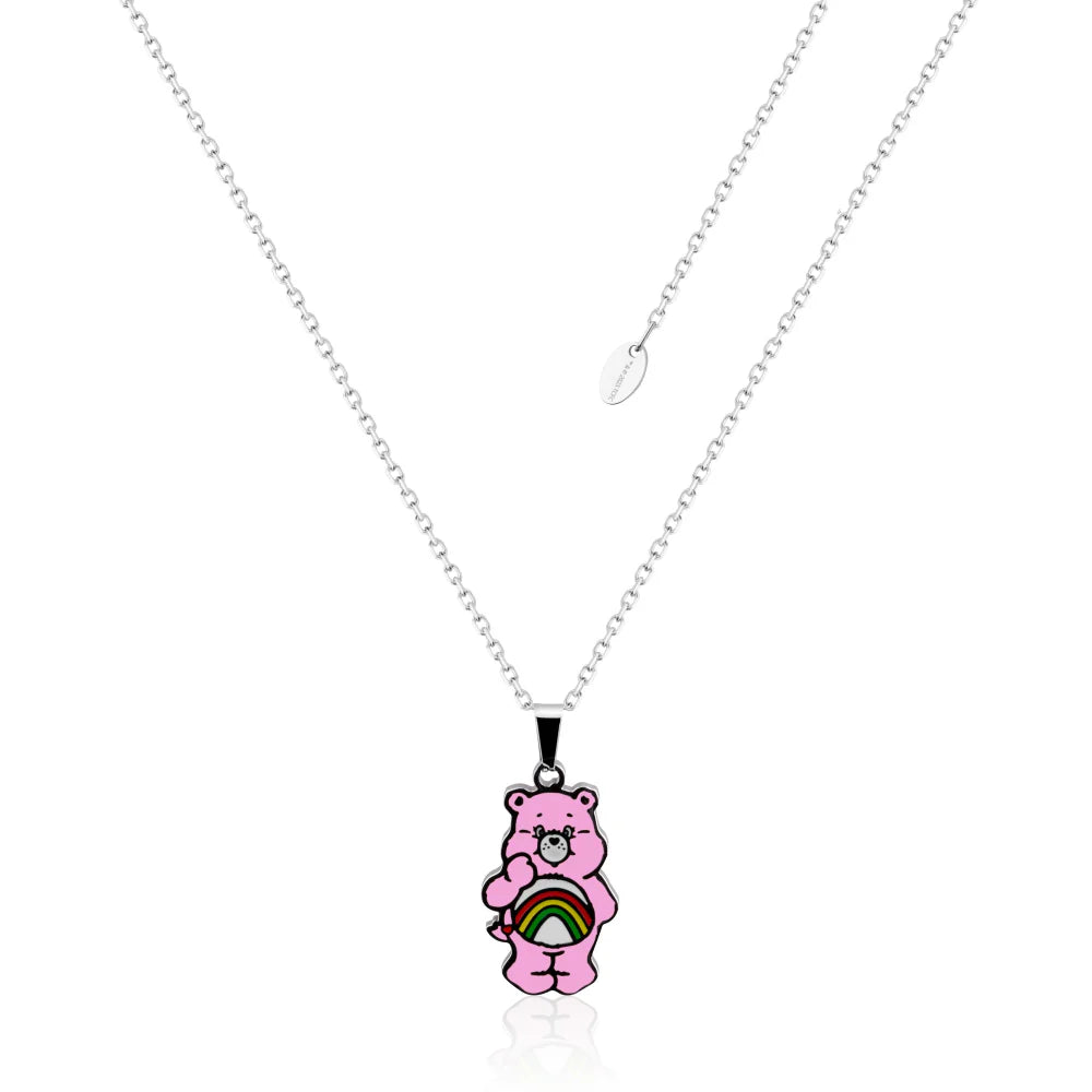 Cheer Bear- Pink BB NECKLACE