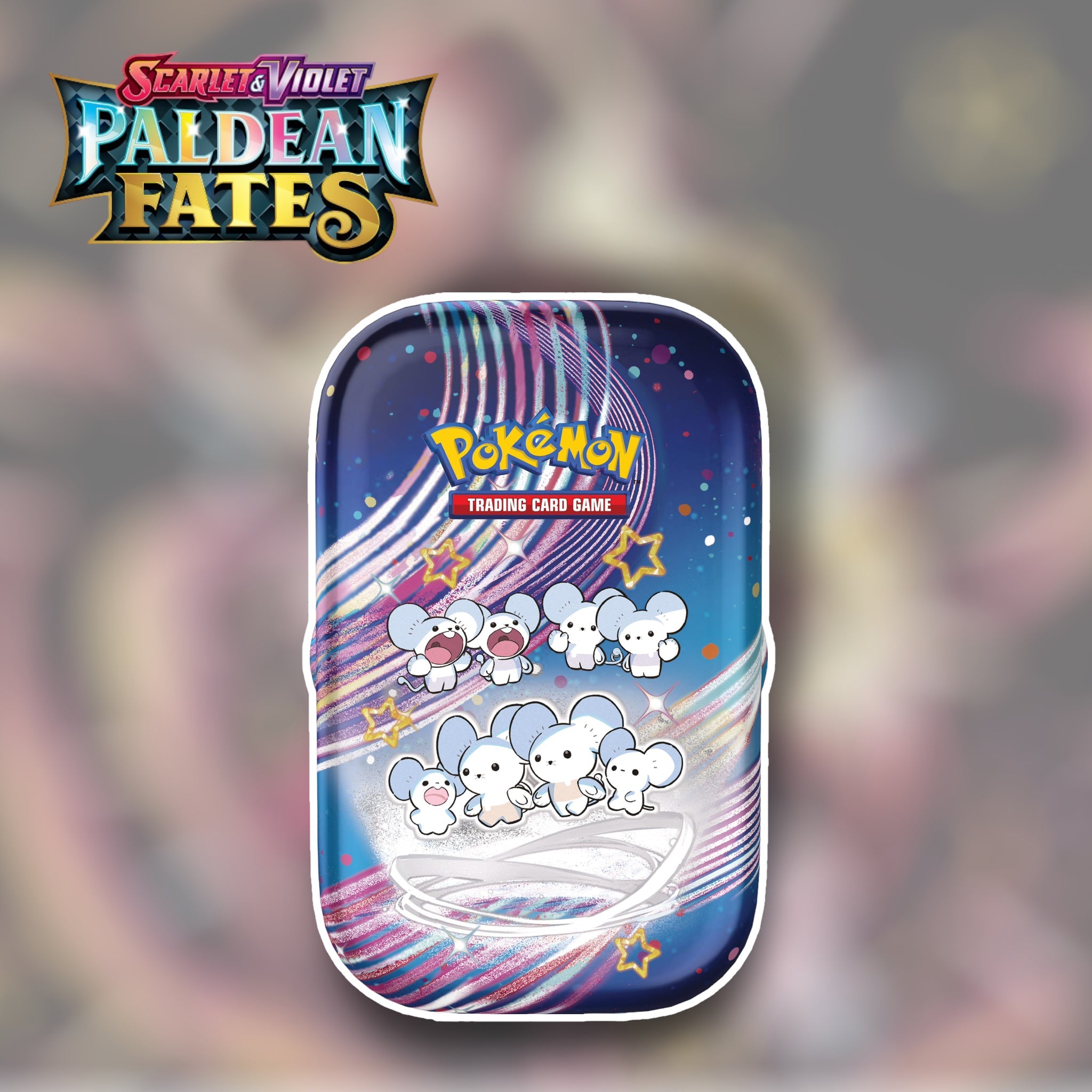 Paldean Fates, Mini Tin (box of 10) - Pokémon TCG: Scarlet & Violet - Pop Culture Larrikin 