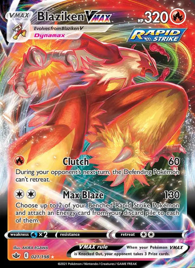 Image of Blaziken VMAX Chilling Reign (CRE) #021