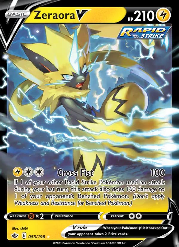 Image of Zeraora V Chilling Reign (CRE) #053