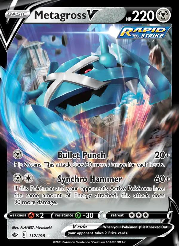Image of Metagross V Chilling Reign (CRE) #112