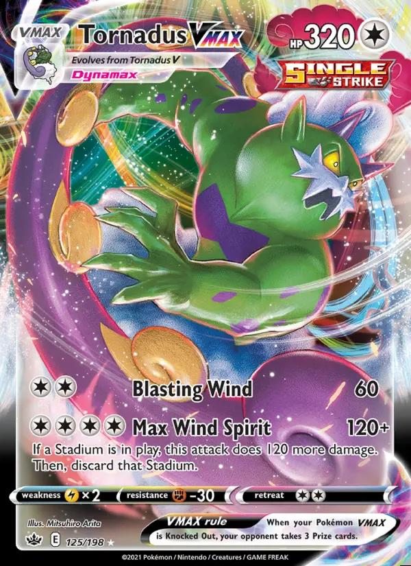 Image of Tornadus VMAX Chilling Reign (CRE) #125