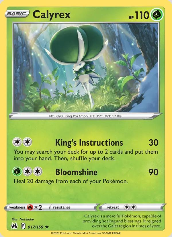 Image of Calyrex Crown Zenith (CRZ) #017
