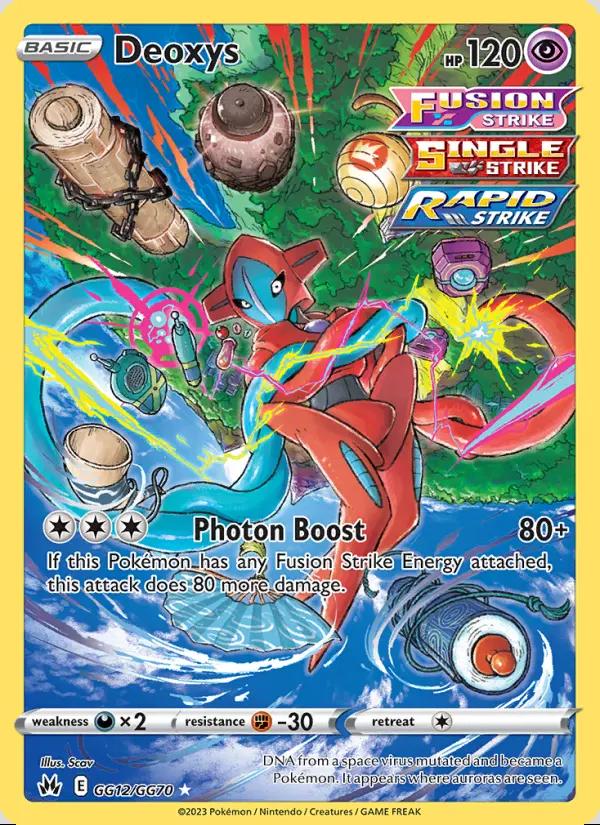 Image of Deoxys Crown Zenith (CRZ) #GG12