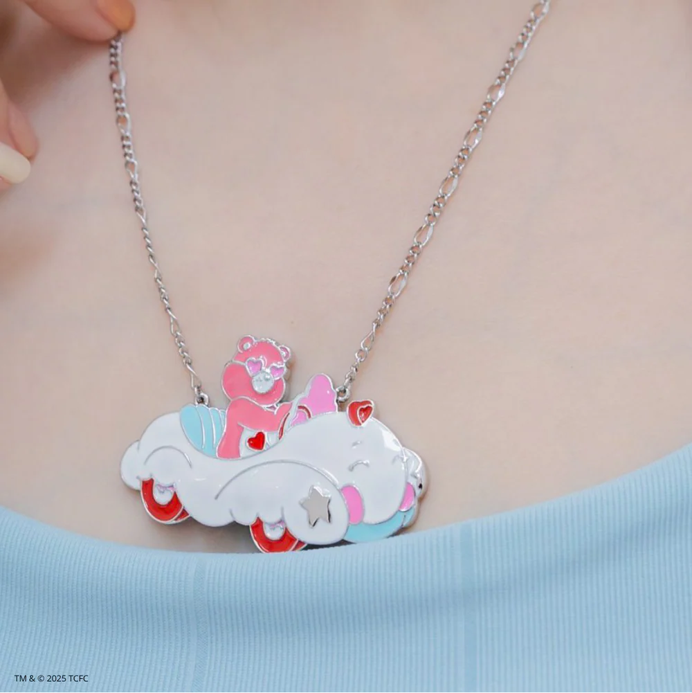 Care Bears Statement Love-A-Lot Cloud Car Necklace