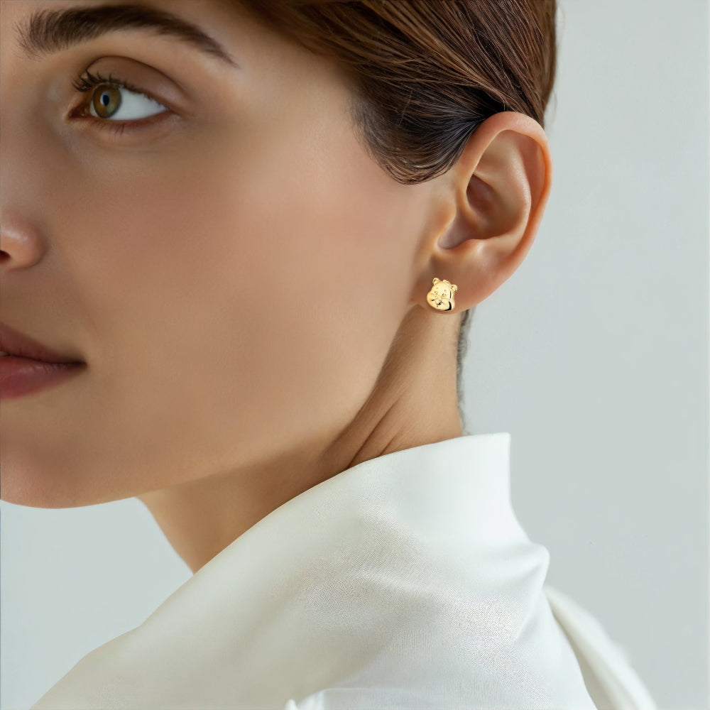 Care Bears Stud Earrings – White Gold