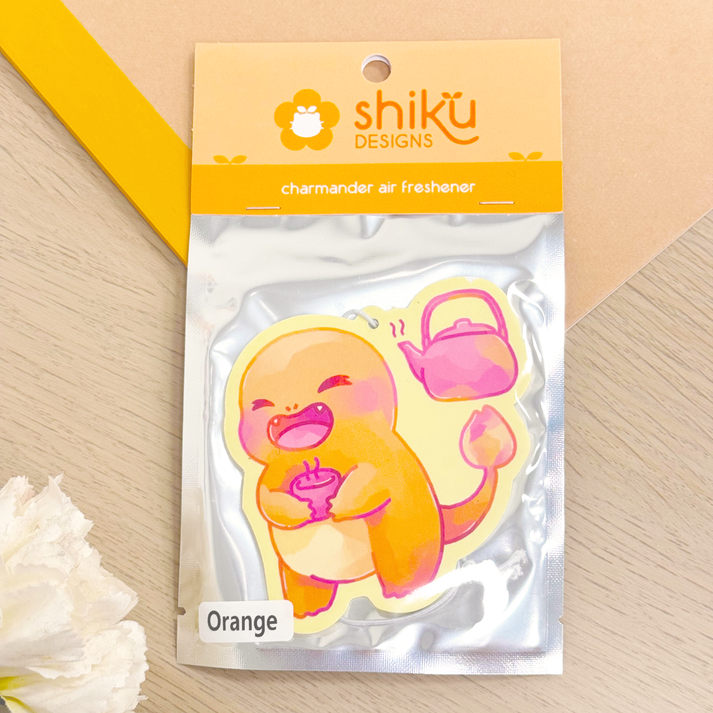 Charmander Air Freshener - Pop Culture Larrikin 