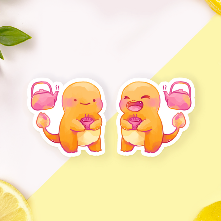 Charmander Stickers - Pop Culture Larrikin 