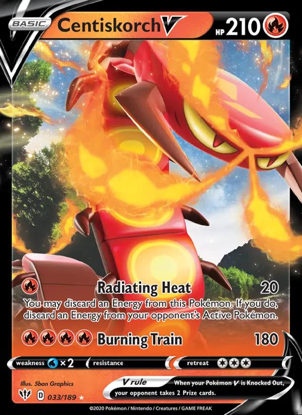 Image of Centiskorch V Darkness Ablaze (DAA) #033