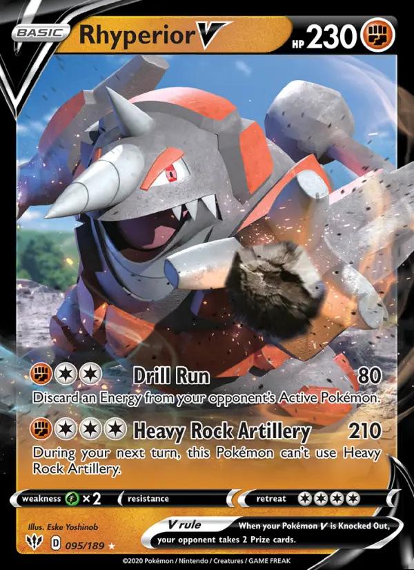 Image of Rhyperior V Darkness Ablaze (DAA) #095