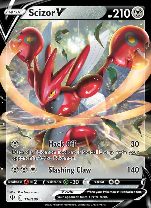 Image of Scizor V Darkness Ablaze (DAA) #118