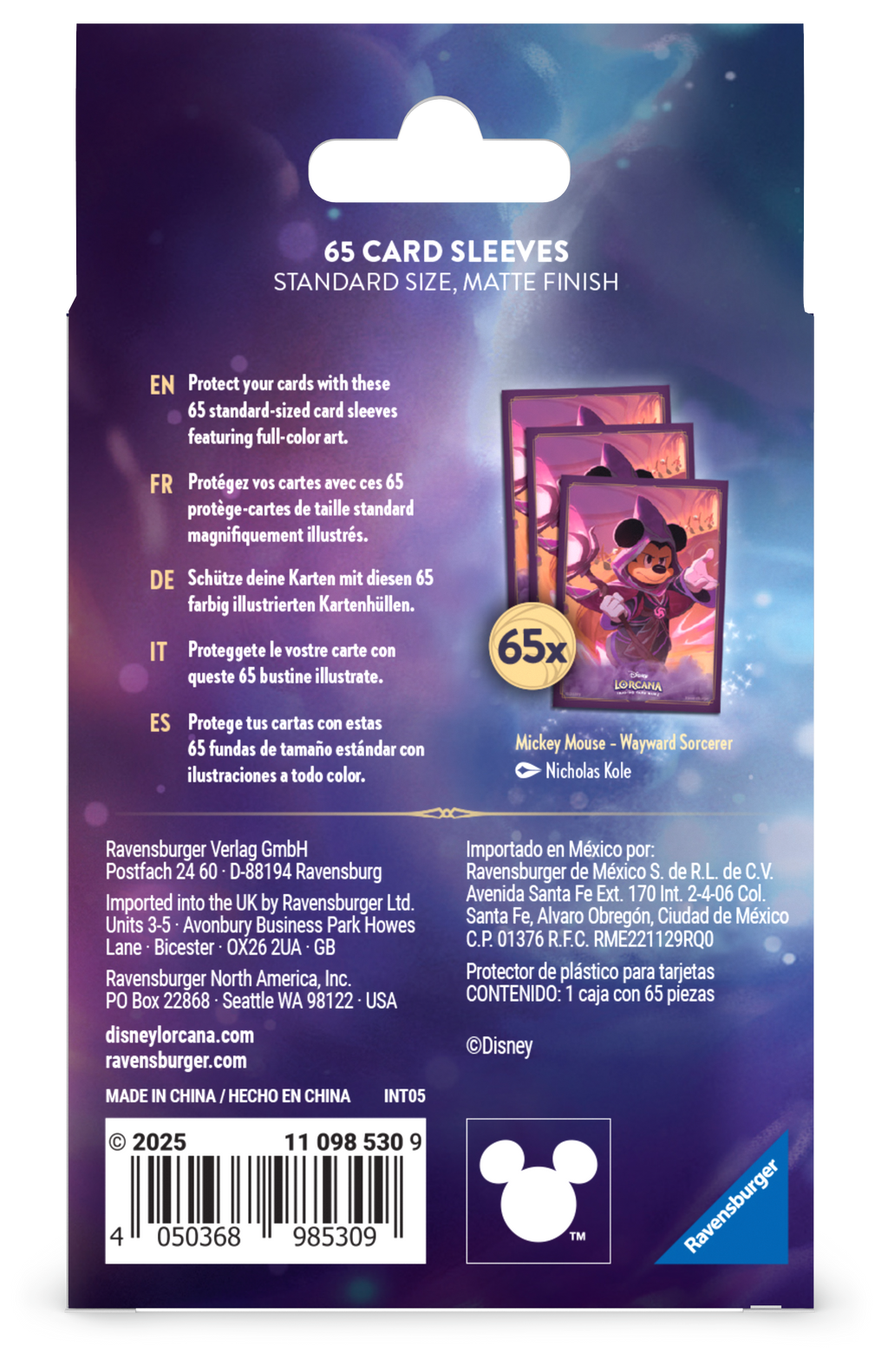 DLC S8 Reign of Jafar Sleeves: Mickey