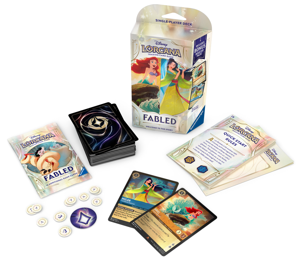 DLC S9 Fabled Single-Player Deck: Ariel & Mulan (Solid)