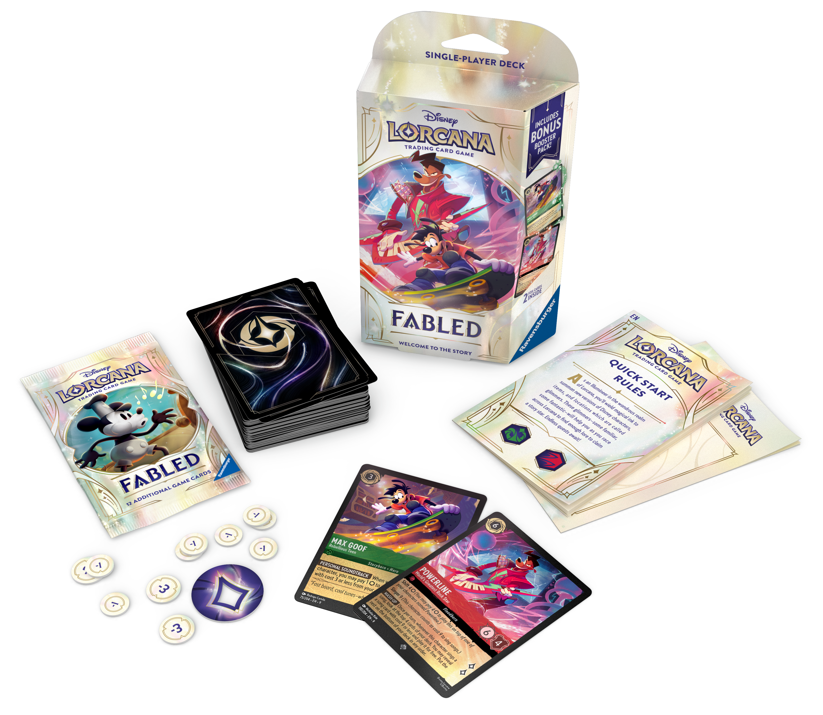 DLC S9 Fabled Single-Player Deck: Max Goof & Powerline (Solid)