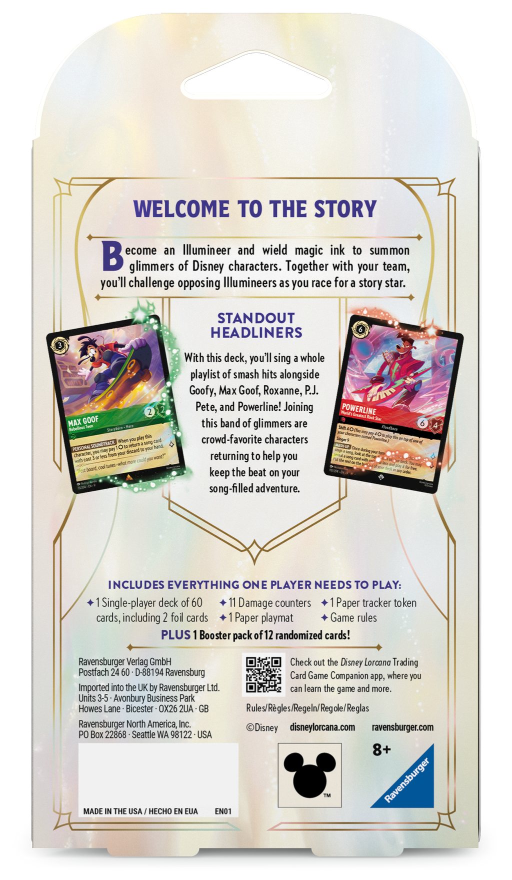 DLC S9 Fabled Single-Player Deck: Max Goof & Powerline (Solid)