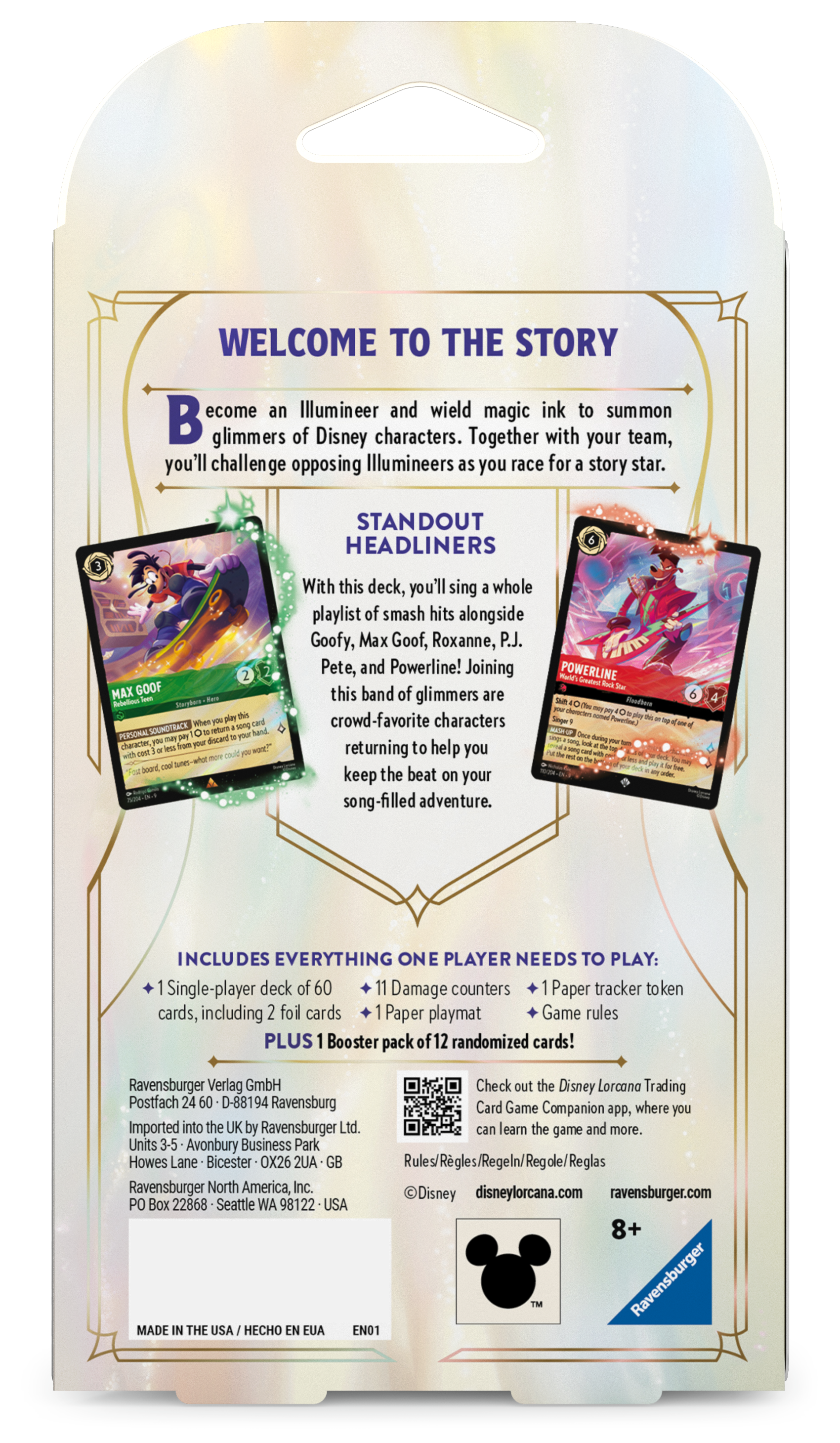 DLC S9 Fabled Single-Player Deck: Max Goof & Powerline (Solid)