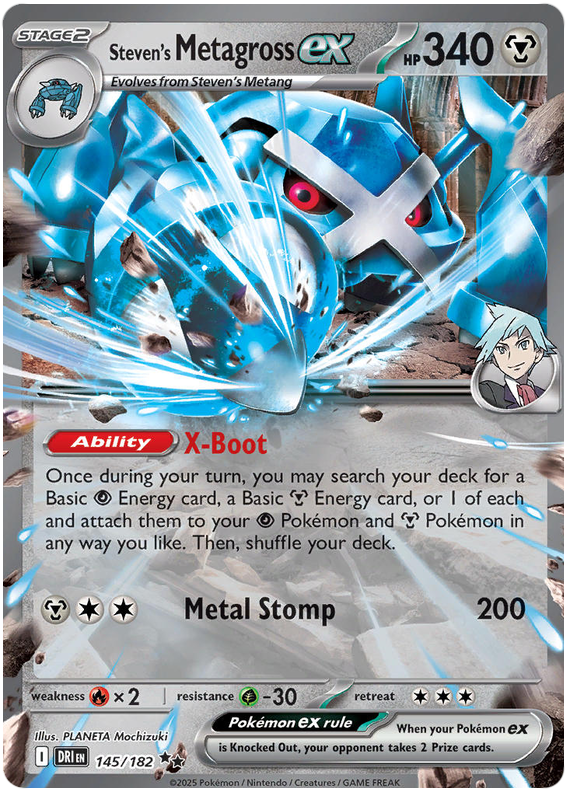 Image of Stevens Metagross ex Destined Rivals (DRI) #145