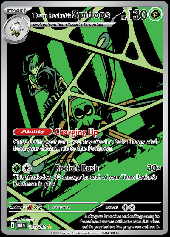 Image of Team Rockets Spidops Destined Rivals (DRI) #187