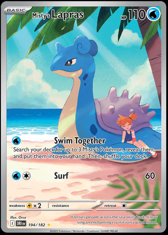 Image of Mistys Lapras Destined Rivals (DRI) #194
