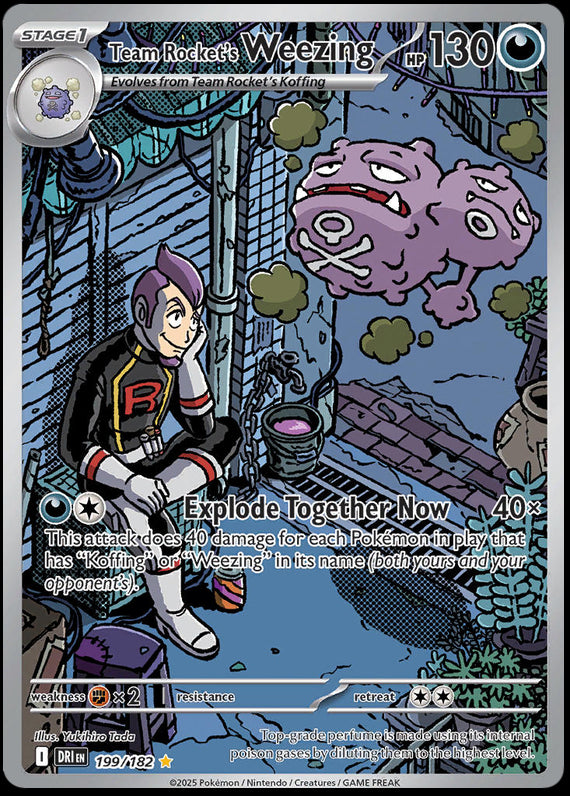 Image of Team Rockets Weezing Destined Rivals (DRI) #199