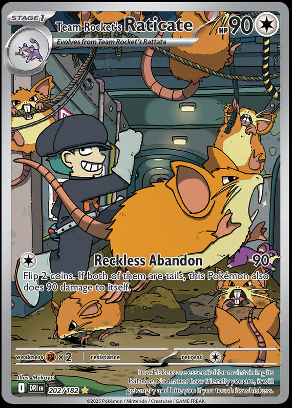 Image of Team Rockets Raticate Destined Rivals (DRI) #202