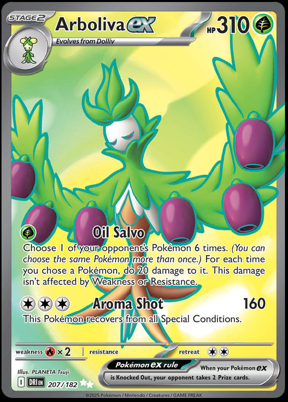 Image of Arboliva ex Destined Rivals (DRI) #207