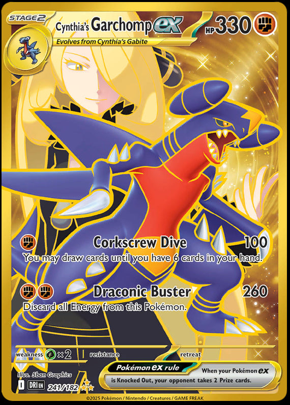 Image of Cynthias Garchomp ex Destined Rivals (DRI) #241