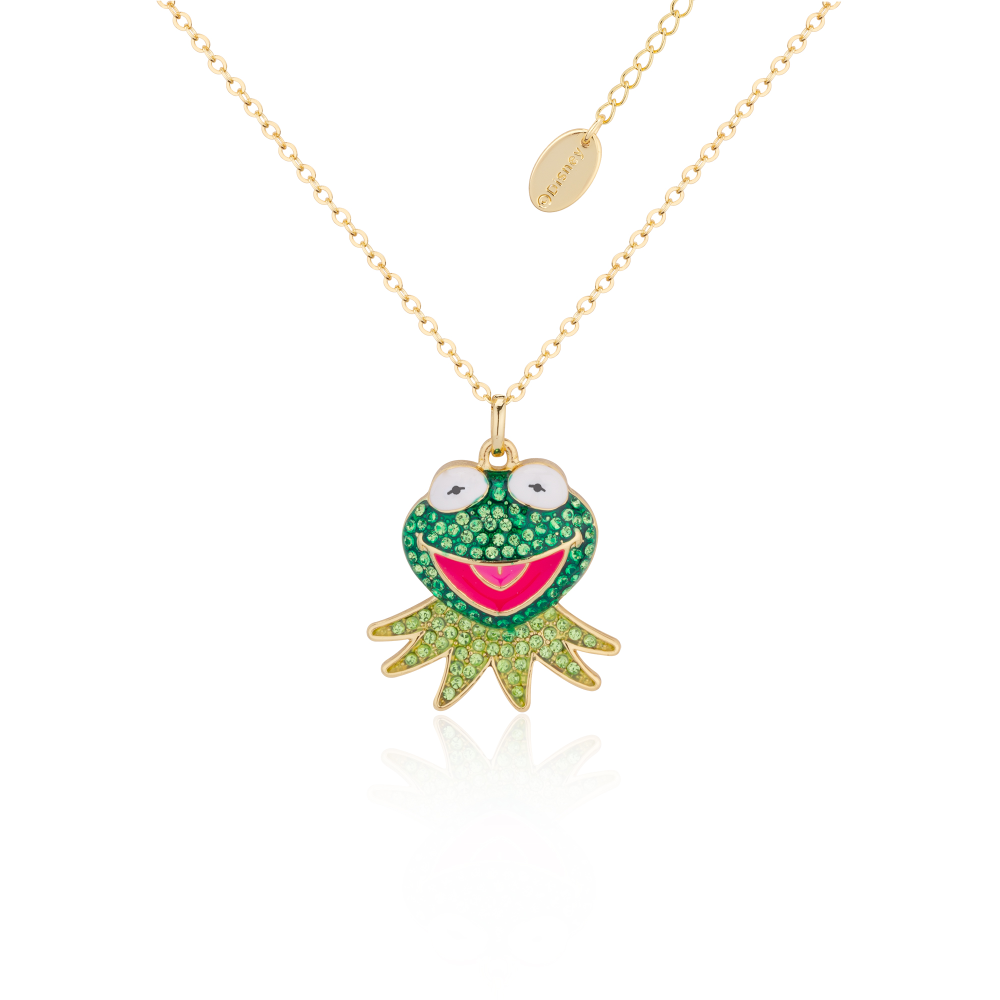 Disney The Muppets Kermit Crystal Necklace