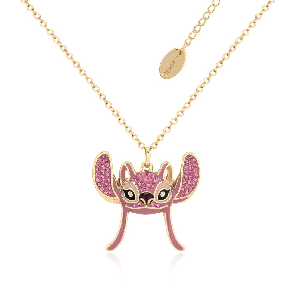 Disney Lilo and Stitch Crystal Angel Necklace
