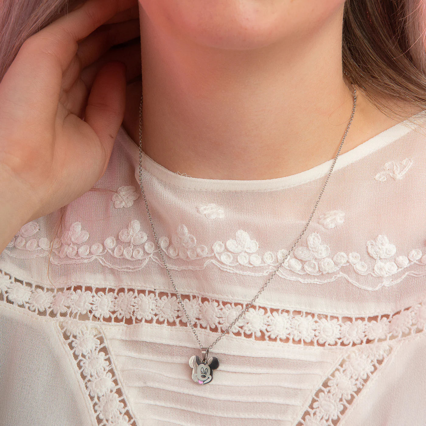 Disney Slat pack range Mickey Mouse head enamel necklace - Couture Kingdom - Pop Culture Larrikin 