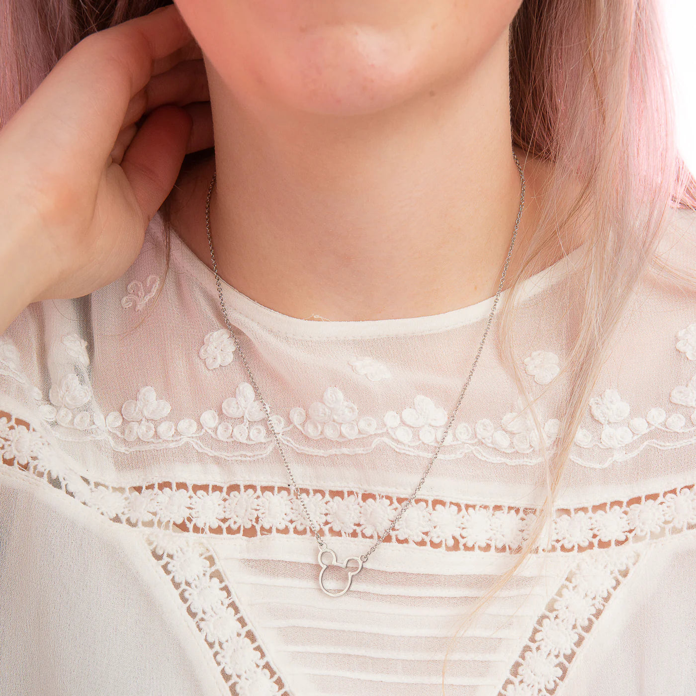 Disney Slat pack range Mickey Mouse outline necklace - Couture Kingdom - Pop Culture Larrikin 