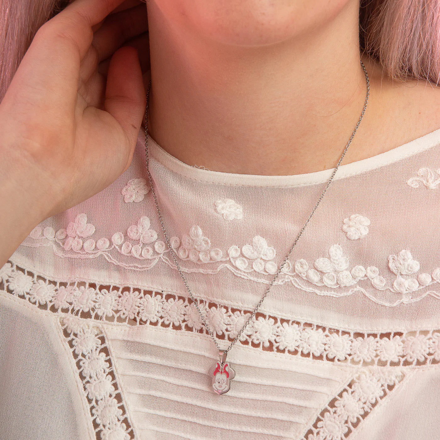 Disney Slat pack range Minnie Mouse enamel necklace - Couture Kingdom - Pop Culture Larrikin 