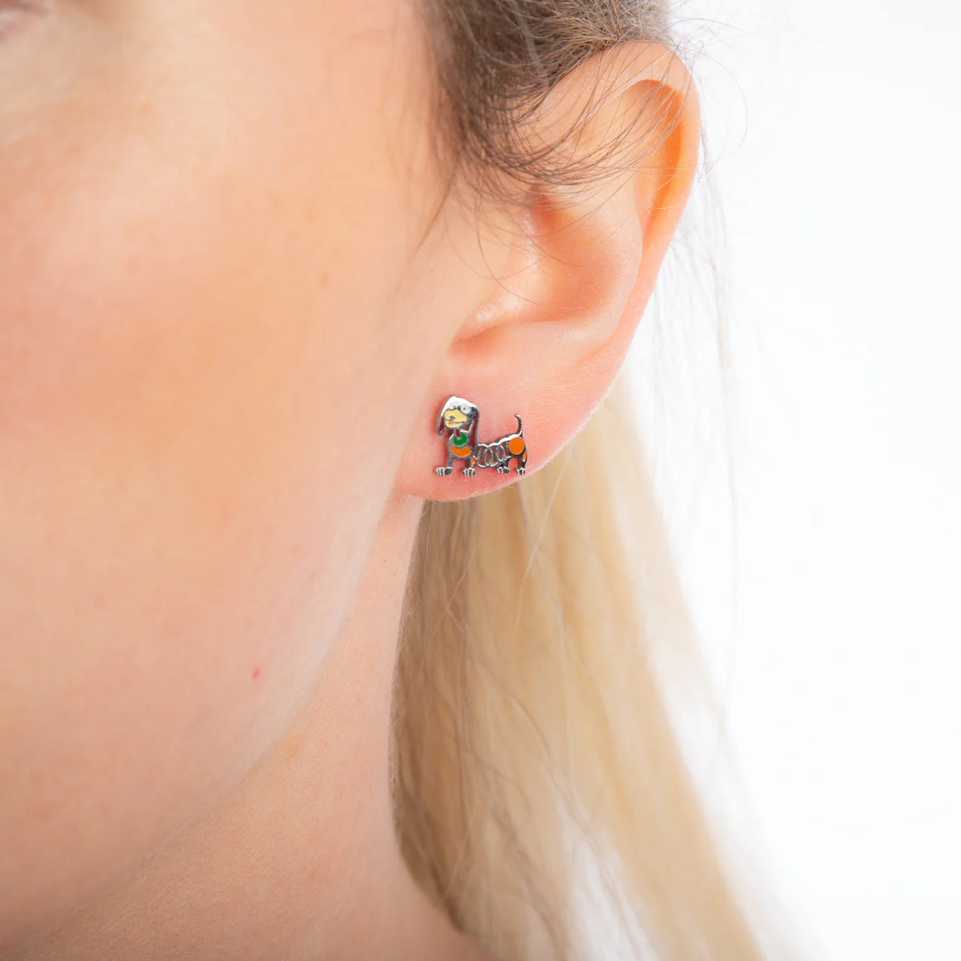 Disney Pixar Toy Story Slat pack Slinky Dog stud earrings - Couture Kingdom - Pop Culture Larrikin 