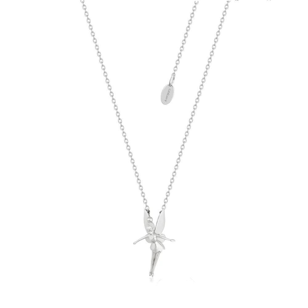 TINKERBELL NECKLACE Sterling Silver 14K White Gold Plated