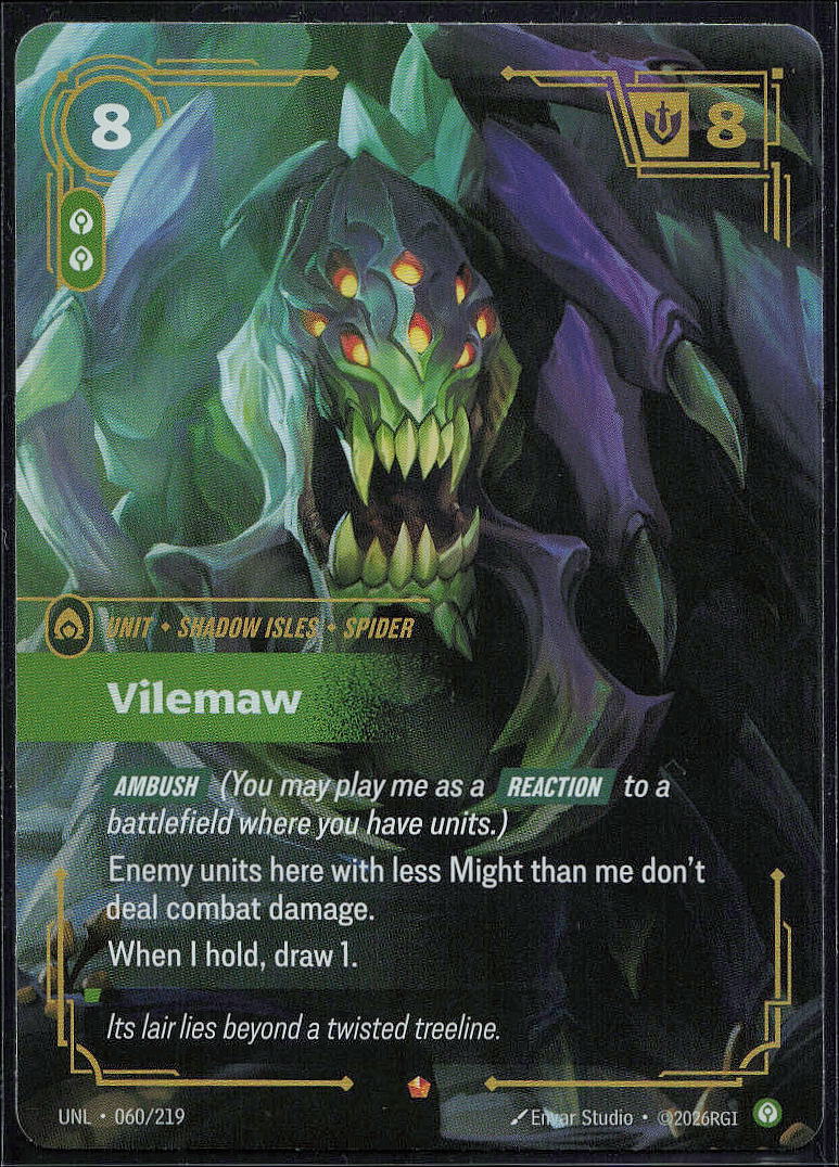 Vilemaw #60 Foil Unleashed en