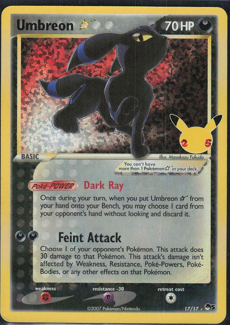 Umbreon #17 - Celebrations - Sword and Shield Series
