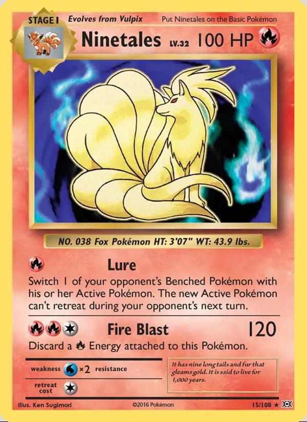 Image of Ninetales Evolutions (EVO) #15
