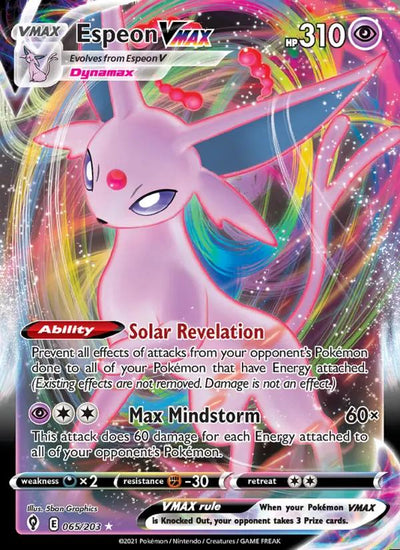 Image of Espeon VMAX Evolving Skies (EVS) #065