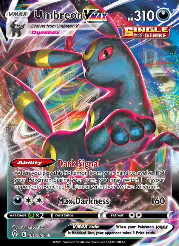 Image of Umbreon VMAX Evolving Skies (EVS) #095