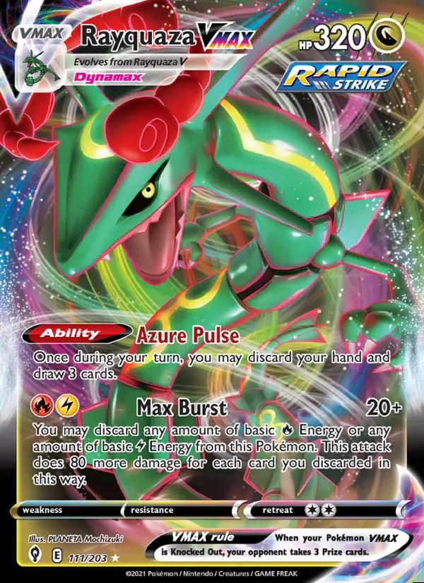 Image of Rayquaza VMAX Evolving Skies (EVS) #111
