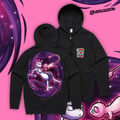 Image of POKER:Mon Experiment Hoodie Black - Luck of Kings Apparel - Pop Culture Larrikin 