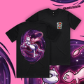 Image of POKER:Mon Experiment T-Shirt Black - Luck of Kings Apparel - Pop Culture Larrikin 