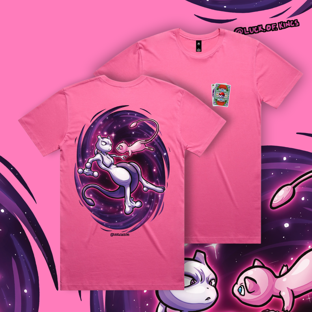 POKER:Mon Experiment T-Shirt Pink - Luck of Kings Apparel