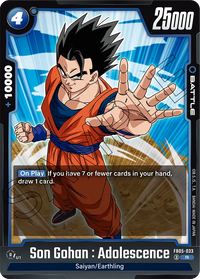 FB05-033 R Son Gohan : Adolescence HOLO - Pop Culture Larrikin 