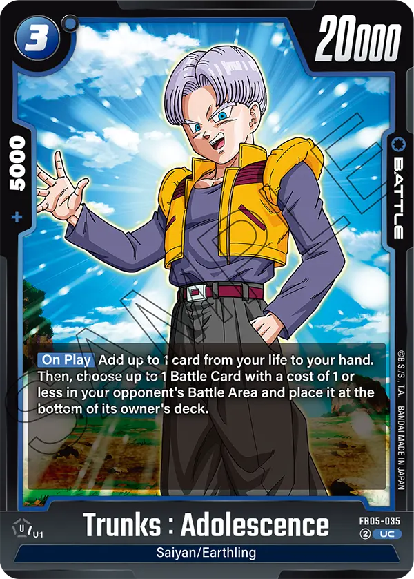 FB05-035 UC Trunks : Adolescence - Pop Culture Larrikin 