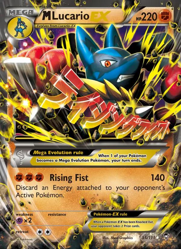 Image of M Lucario-EX Furious Fists (FFI) #55
