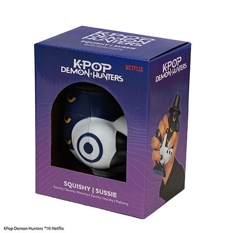 YuMe KPop Demon Hunters Squishy - Sussie - window box packaging - Pop Culture Larrikin